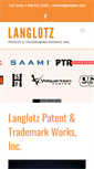 Mobile Screenshot of langlotz.com